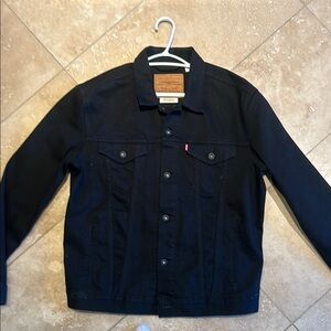 Levi's Black Lightweight Shirt Jacket Timeless Design